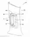 Fig. 01 - Vehicle trim panel assembly with tapered accommodation and retrieval slot