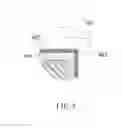 Fig. 03 - HIGH TEMPERATURE WITHSTAND SILVER PLATED SURFACE STRUCTURE FOR HEAT DISSIPATION CERAMIC SUBSTRATE