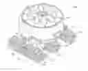 Fig. 01 - Swimming pool cleaner with hydrocyclonic particle separator and/or six-roller drive system