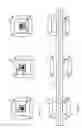 Fig. 10 - Structural post and beam connection device with friction release bracket