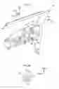 Fig. 03 - Attachment structure for door lock device