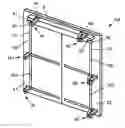 Fig. 01 - Swinging-sliding door module for a rail vehicle with improved over-centre locking