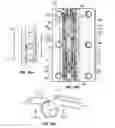 Fig. 43 - Closing hinge device for doors, shutters or the like
