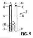 Fig. 08 - Immersion device for an optical fiber for measuring the temperature of a melt