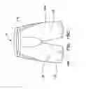 Fig. 28 - Garment with compression adjustment arrangement
