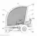 Fig. 02 - Screen canopy for zero turn mower
