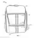 Fig. 02 - Backpack with at least one partitioned, multi-access portion