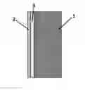 Fig. 01 - COMPOSITE PANE, COMPOSED OF A POLYMERIC PANE AND A GLASS PANE