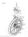 Fig. 07 - Variable height infinitely adjustable fork adaptable to various wheel sizes
