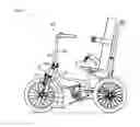 Fig. 08 - Variable height infinitely adjustable fork adaptable to various wheel sizes