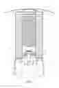 Fig. 07 - DOUBLE-SCREENED GAS HEATER WITH DANCING FLAME