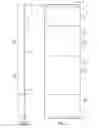 Fig. 02 - Magnetic curtain and sliding panel formed therefrom
