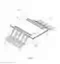 Fig. 09 - Microfluidic delivery member with filter and method of forming same