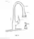 Fig. 02 - Faucet spray head magnetic docking systems