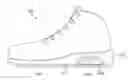 Fig. 01 - Article of footwear with a cavity viewing system