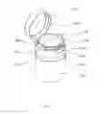 Fig. 03 - ROTATION DISCHARGE-TYPE COSMETIC CONTAINER