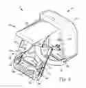 Fig. 04 - Backpack assembly with backpack, foldable seat, and rollers
