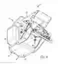 Fig. 05 - Backpack assembly with backpack, foldable seat, and rollers
