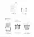 Fig. 10 - Coffee maker with multi and single cup modes