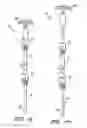 Fig. 04 - Telescopic anchor pole with interchangable attachments