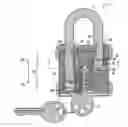Fig. 01 - Padlock cylinder retention