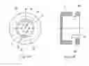 Fig. 13 - Attachment structure of fuel injection device nozzle plate