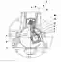 Fig. 01 - Internal combustion engine with settable variable compression ratio and with a switching module