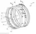 Fig. 01 - Fan case ice liner for turbofan engine