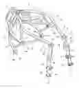 Fig. 01 - Vehicle body frame structure of straddle-type vehicle