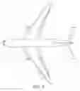 Fig. 08 - Aircraft comprising a foldable aerodynamic structure and an articulation mechanism for a foldable aerodynamic structure