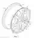 Fig. 02 - Aerodynamically efficient spoke design for a vehicle wheel