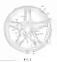 Fig. 03 - Aerodynamically efficient spoke design for a vehicle wheel