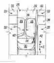 Fig. 01 - TIRE WITH TREAD HAVING BRIDGED AREAS WITH SPLIT CONTACT FACES WITHIN A LONGITUDINAL GROOVE