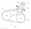 Fig. 10 - Automatic belt tensioner for engine
