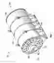 Fig. 02 - Superconducting electrical machine with two part rotor with center shaft capable of handling bending loads