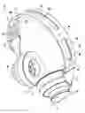 Fig. 01 - Headphone With Interchangeable Headband Inserts