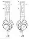 Fig. 36 - Headphone With Interchangeable Headband Inserts