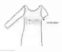 Fig. 01 - Ruffles specifically positioned and used at the front on top sections of women's nightclothes so that women can wear them decently