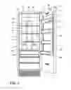Fig. 02 - Concealed vertical adjustment mechanism for kitchen appliance storage members