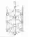 Fig. 01 - Modular structure for cardboard tower-like displays