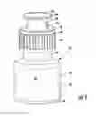 Fig. 02 - Cap and container assembly for a dosage product