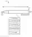 Fig. 01 - Stylus having a plurality of operating portions configured to transmit synchronized signals