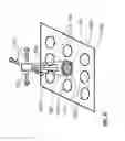 Fig. 14 - LOCAL SEAL FOR ENCAPSULATION OF ELECTRO-OPTICAL ELEMENT ON A FLEXIBLE SUBSTRATE