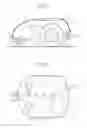 Fig. 02 - Charging station and charging station guide for autonomously navigating utility vehicle