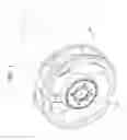 Fig. 02 - Fan device with impeller having circular plate opening, sidewall opening and groove connecting the circular plate opening with the sidewall opening for efficiently cooling motor