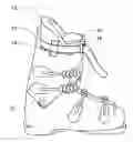 Fig. 01 - Ski boot and strap combination providing enhanced lateral performance
