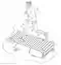 Fig. 01 - Leg-powered treadmill