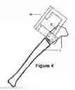 Fig. 05 - GUIDE DEVICE FOR INSERTION OF BLOCKING SCREWS USED TO ALIGN INSERTION OF INTRAMEDULLARY NAIL