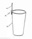 Fig. 01 - CLIP-ON CANDLER HOLDER