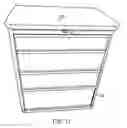 Fig. 11 - Fold-out cabinet assembly